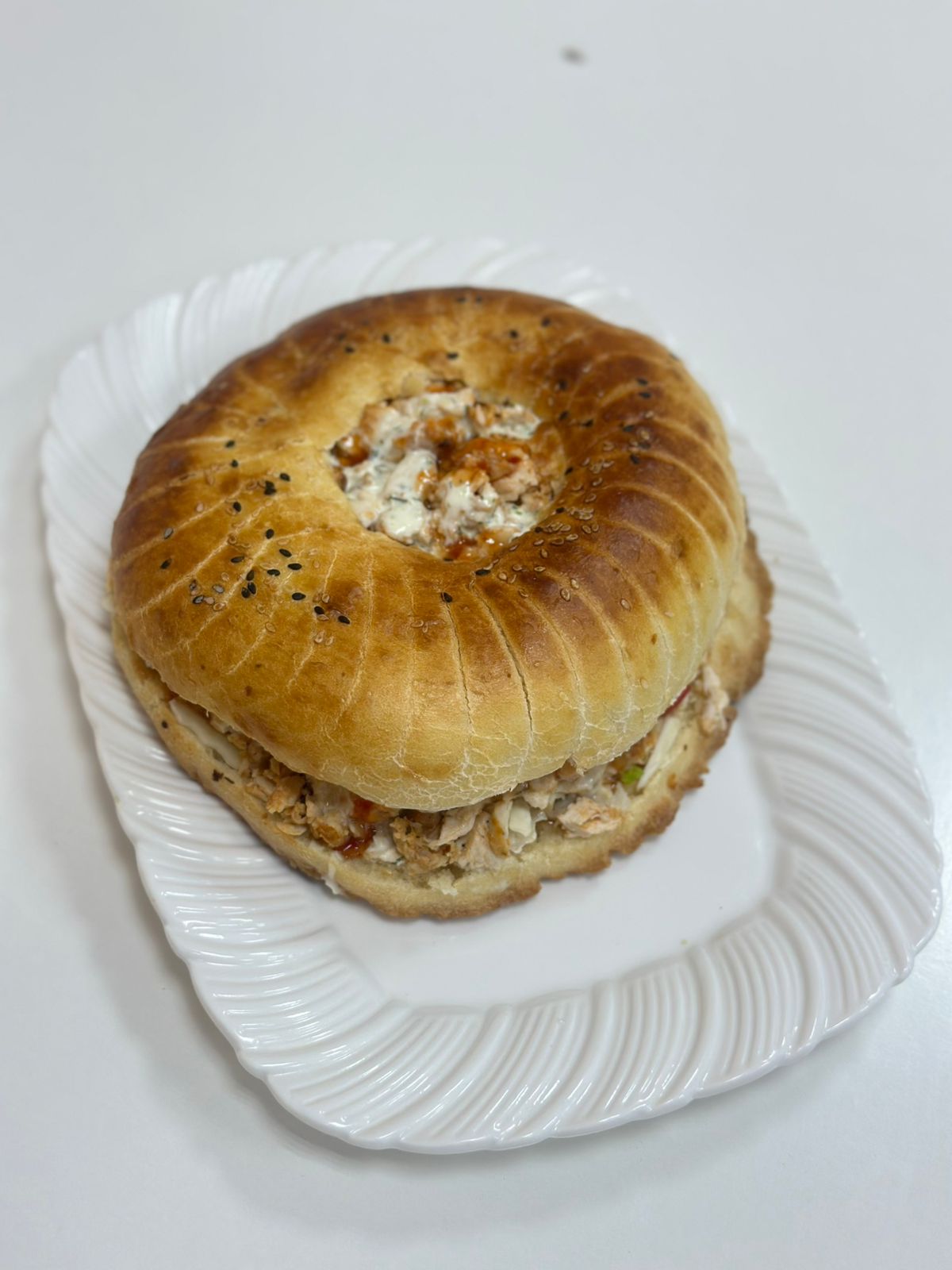 Мега шаурма в лепешке