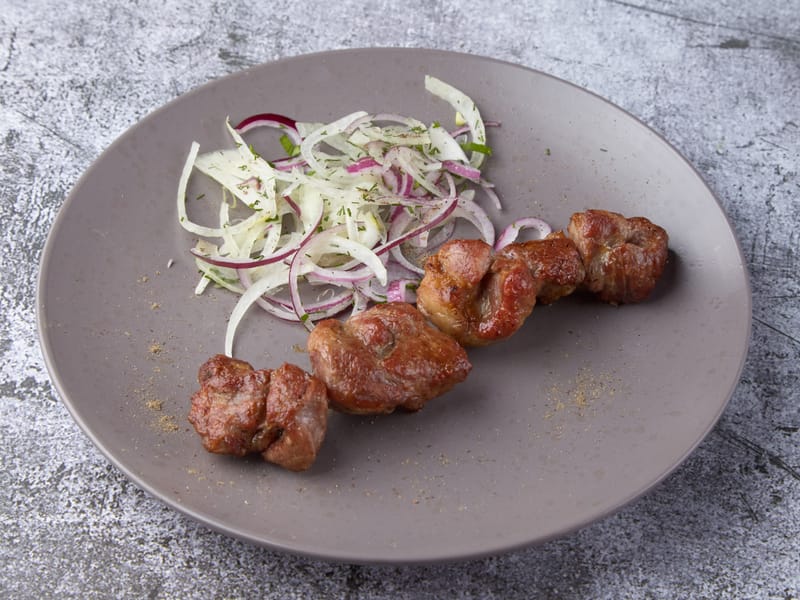 Шашлык из свиной шейки