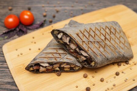 Шаурма из шампионов(чесночная)